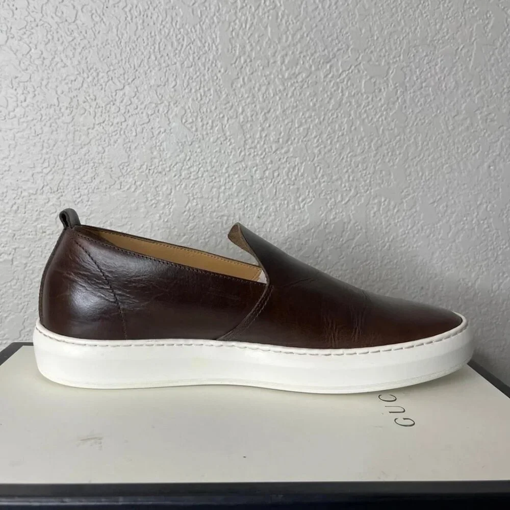 Astorflex Wakeflex Brown Leather Casual Loafers Slip On Men's 42 EU/9 US Fit 11‎